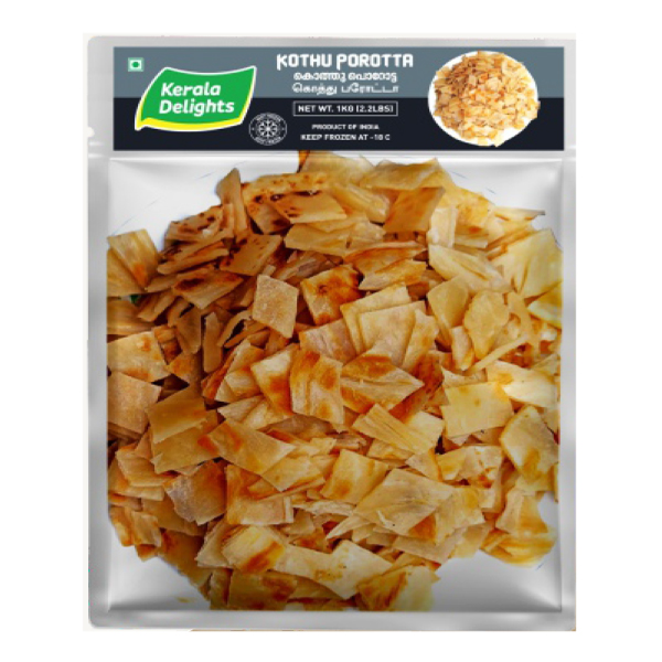 Kerala Delights Kothu Porotta 1Kg Frozen